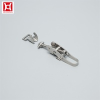 Attache de serrage robuste en acier inoxydable 304 pour tuyau de cheminée cylindrique européen, avec boulon long et loquet à bascule réglable
