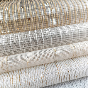<span class=keywords><strong>Tela</strong></span> de Cortina Transparente de Voile Marrón Ignífuga de Lujo al por Mayor, OEKO-TEX, 280 cm, para Textiles del Hogar - Product Image 1