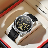 Montre à quartz pour homme, boîtier en alliage, bracelet en silicone, boucle, verre minéral, étanche 3 BAR, cadran à aiguilles de 40 mm, épaisseur 9 mm