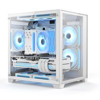 Boîtier de PC de jeu RGB M-ATX de haute qualité le plus populaire pour ordinateur de bureau, châssis et tours pour processeur