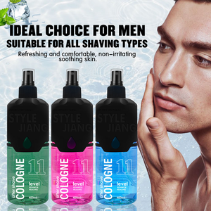 Loción para Después del Afeitado para Hombre, Marca Propia, 400 ml |   Cuidado Orgánico para la Barba, Gel en Spray Hidratante y Calmante con <span class=keywords><strong>Colonia</strong></span> - Product Image 2