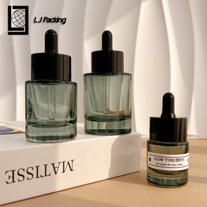 Bán buôn phẳng vai dày dưới màu xanh lá cây thủy tinh nhỏ giọt huyết thanh chai 15ml <span class=keywords><strong>20ml</strong></span> 30ml 50ml - Product Image 4