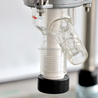 Réacteur en verre à double enveloppe pour laboratoire, récipient de réaction en verre à double couche pour la recherche et le développement, la synthèse de matériaux chimiques