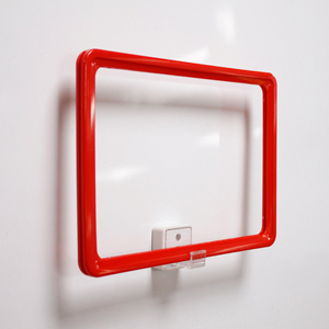 Cadre de vitrine magnétique support de signe support de signe prix support de signe présentoir en plastique avec base magnétique en acrylique - Product Image 5
