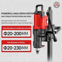 Mesin Bor Inti Berkualitas Tinggi 2500w Cf-9220 9 Inci 230mm 900rpm Dengan Braket Motor Cn Pompa Bantalan