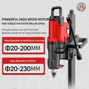 Yüksek Kaliteli 2500w Karot Makinesi Cf-9220 9 İnç 230mm 900rpm Braketli Cn Motorlu Pompa Yataklı - Product Image 3