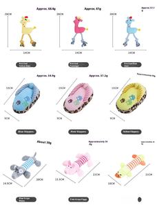 Collection de jouets grinçants pour animaux de compagnie, mignons, écologiques, sonores, durables, pour soulager <span class=keywords><strong>les</strong></span> chiots qui font leurs dents, en peluche, fournitures pour animaux de compagnie, jeu en intérieur, tous - Product Image 6