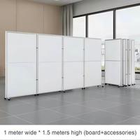 Paravent de bureau mobile, cloison pliable et coulissante multi-usage pour bureau, atelier et usine, vente en gros