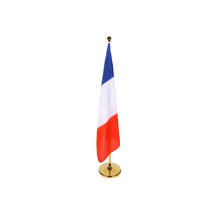Support de drapeau d'intérieur, base télescopique en acier inoxydable, sol, mât de drapeau d'intérieur, Table d'atterrissage, drapeau de bureau de conférence - Product Image 1