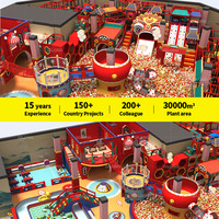Équipement de parc d'attractions pour enfants aire de jeu intérieure fosse à mousse aire de jeux intérieure de style chinois centre de jeux pour enfants avec piscine à balles
