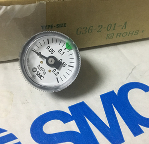 เกจวัดแรงดันแบบเข็ม SMC รุ่นดั้งเดิม G36-2-01 G36-4-01 0-0.2mpa สำหรับงานทั่วไป - Product Image 5