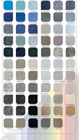 Panneau acoustique auto-adhésif en feutre polyester, panneau mural absorbant le son pour le salon, décoration intérieure