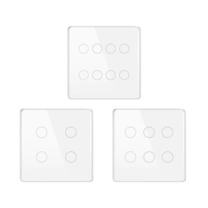 2025 Tuya WiFi Compatible estándar brasileño 4/6/8 Gang Smart Home interruptor <span class=keywords><strong>de</strong></span> pared Aplicación <span class=keywords><strong>de</strong></span> plástico Control Alexa Google Home - Product Image 2