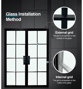 ZEKIN USA NFRC Hotel Residential Thermal Break Aluminum Swing <strong>Windows</strong> Grille Design Double Glazed Glazed Casement House <strong>Windows</strong> - Product Image 3