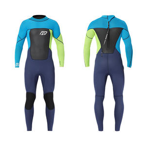 Combinaison une pièce de 3mm pour hommes et femmes avec logo sur le devant, résistante au froid, pour surf, paddleboard, natation, plongée libre, fermeture à glissière arrière - Product Image 6