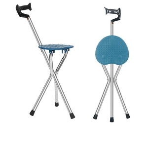 Langhe <b>Folding</b> Tripod Cane <b>Stool</b> Adjustable Aluminum Alloy For Seniors And Elderly - Product Image 1