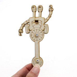 Robot que Camina sobre un Hilo, Número 1, Tecnología de Madera Hecha a Mano, Pequeña Invención, Experimento Científico STEAM, Ayuda Didáctica para Niños de 5 a 13 Años - Product Image 3