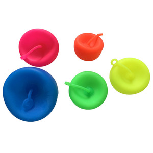 Pelota inflable Jolly Balloon de 25 cm, brilla en la oscuridad, material TPR, para niños y adultos, para jugar, atrapar, apretar y lanzar. - Product Image 4