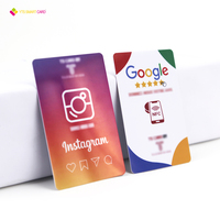 YTS prix d'usine partage de médias sociaux personnalisé Nfc Tiktok Play cadeau carte d'examen Google