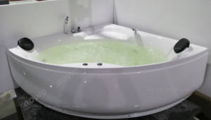 Baignoires de spa en acrylique de haute qualité maisons préfabriquées jacouzi d'angle avec lumières LED pour baignoire pour 2 personnes - Product Image 2