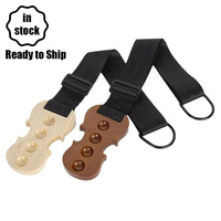 Yinyu GS935 Solid Wood Cello Endpin Holder with Extra-Wide Anti-Slip Pad for Secure Orchestra Performances