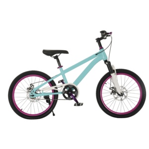 Vélo de montagne pour filles et enfants, <span class=keywords><strong>18</strong></span>-24 <span class=keywords><strong>pouces</strong></span>, cadre en acier, entièrement amorti, avec roues d'apprentissage, panier en plastique et système de freinage par câble – Vente Flash - Product Image 5
