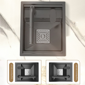 Évier de cuisine multifonctionnel en acier inoxydable, <span class=keywords><strong>mini</strong></span> évier à fente cachée, petit évier pour appartement, lavabo pour les mains - Product Image 2