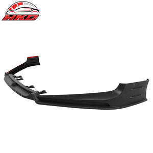 Lèvre de pare-chocs avant pour Honda Accord 2018-2021, style V5, spoiler noir mat en PP, diffuseur 3 pièces, protection de menton - Product Image 3