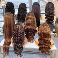 Pelucas de Cabello Humano Natural Vietnamita al por Mayor, Pelucas con Frente de Encaje HD de 30 y 40 Pulgadas, Pelucas de Cabello Natural Pre-arrancadas con Cutícula Alineada de Grado Salón