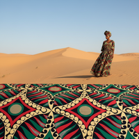 Pagne Hollandais Africain en Gros, Tissu Imprimé Wax Africain Authentique, 6 Yards/Pièce pour Robe et Turban