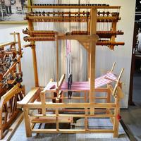 Métier à Tisser Traditionnel à Navette Mécanique, Style Ancien