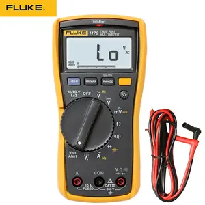 FLUKE Multimeter intelijen AC/DC True RMS kualitas tinggi kelas industri 117C fluke 117 jan tester