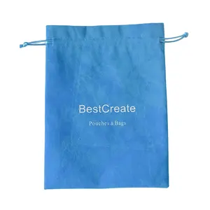 Accept Custom Logo Multi Size Blue Drawstring Velvet Photo Frame Pouches Promotion Bags