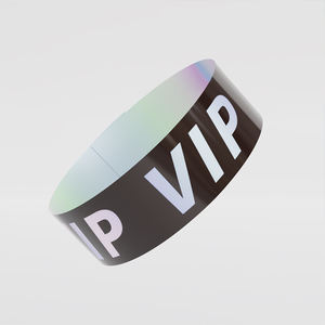 Bracelets lumineux étanches en PVC imprimé avec logo personnalisé et bracelets Tyvek pour promotions sportives - Product Image 2