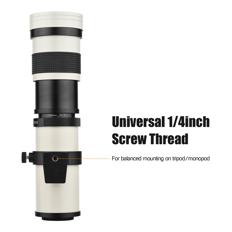 MF Super Telephoto Zoom Lens 420-800mm for Sony Cameras
