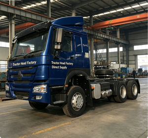 Camion trattore HOWO Prime Mover molto venduto con ruota di scorta e serbatoio carburante grande per percorsi interne africani remoti - Product Image 1