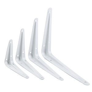 Soportes de estante, soporte en L de alta resistencia, soporte de esquina, soporte de ángulo de junta de Metal <span class=keywords><strong>para</strong></span> colgar en la pared, <span class=keywords><strong>estantes</strong></span> <span class=keywords><strong>flotantes</strong></span> - Product Image 4