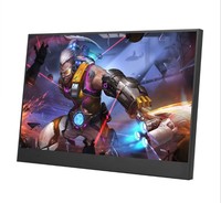 Écran tactile LED ultra fin de 15.6 pouces 1920x1080 px, moniteur portable de jeux vidéo pour ordinateur portable, avec usb type-c