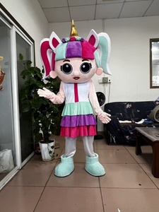 ชุดมาสคอตยูนิคอร์นสาว <span class=keywords><strong>LOL</strong></span> คุณภาพสูงสำหรับงานโฆษณา ชุดเดินแสดงตัวละคร <span class=keywords><strong>LOL</strong></span> แบบกำหนดเองได้ - Product Image 2
