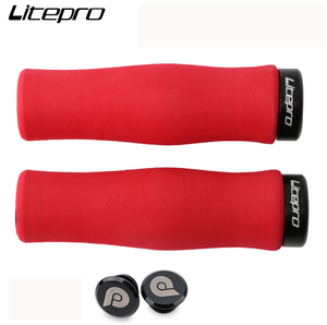 Litepro – poignée <span class=keywords><strong>de</strong></span> guidon <span class=keywords><strong>de</strong></span> <span class=keywords><strong>vtt</strong></span>, poignées <span class=keywords><strong>de</strong></span> vélo <span class=keywords><strong>de</strong></span> montagne noires et rouges, poignée <span class=keywords><strong>de</strong></span> guidon <span class=keywords><strong>de</strong></span> vélo ultralégère <span class=keywords><strong>de</strong></span> haute qualité - Product Image 6