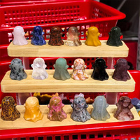 Nouveautés : Mini-châteaux sculptés en cristal de quartz naturel mélangé de 35 mm, artisanat spirituel en pierres précieuses, figurines à vendre