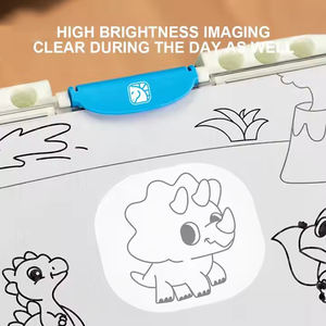 Kit lukisan meja belajar proyeksi, papan sketsa warna-warni untuk mainan menggambar pendidikan taman kanak-kanak - Product Image 4