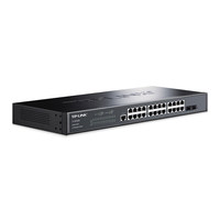 TP-LINK TL-SG3226 Switch Gestionado de Capa 2 de 26 Puertos Gigabit, 2 Ópticos/24 Eléctricos, con Gestión Web y Límite de Velocidad por Puerto VLAN