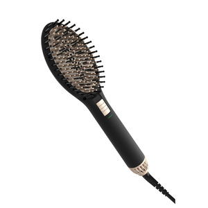 Electric Hair Brush With Tourmaline Ceramics Bristle Adjustable Heat Settings For Dry Hair Straightening Q18 - Product Image 2