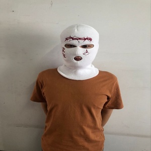 Masque de <span class=keywords><strong>Ski</strong></span> unisexe, <span class=keywords><strong>cagoule</strong></span> de différentes couleurs, personnalisé, 3 trous, avec Logo brodé - Product Image 5