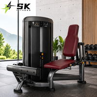 SK- Appareil Commercial d'Extension des Mollets Assis, Acier Q235 3,0 mm, Revêtement Poudré, Équipement de Musculation Sélecteurisé pour Salle de Sport