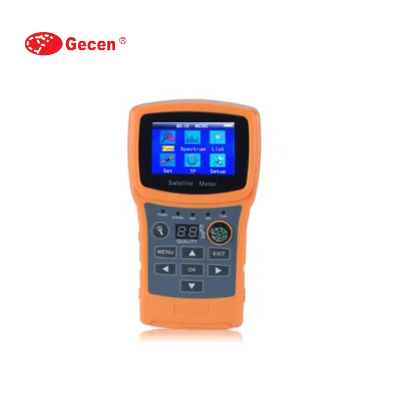 Gecen SF-710 DVB-S2 Haute Définition MPEG-4 1080P Batterie Intégrée numérique Signal Satellite Compteur Finder