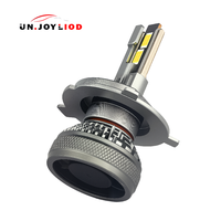 Ampoule de phare de voiture universelle H4 LED 6000K 50W Lumière blanche brillante