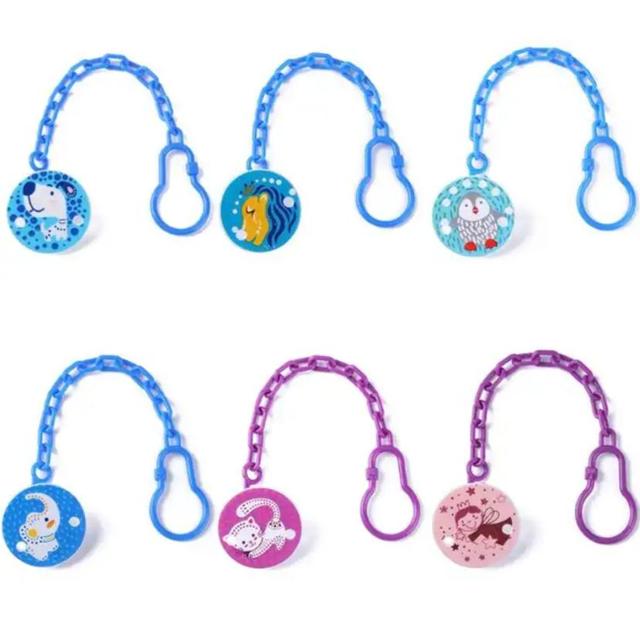 Best Selling  Wholesale Portable Clips for Baby Pacifiers Clips Soother Chain Holders for Boys & Girls for All Pacifiers