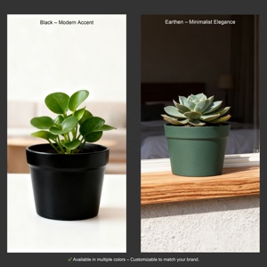 <span class=keywords><strong>Pot</strong></span> <span class=keywords><strong>de</strong></span> fleurs standard (largeur moyenne) au design moderne, léger et durable, en plastique, pour la décoration <span class=keywords><strong>de</strong></span> la maison - Product Image 2